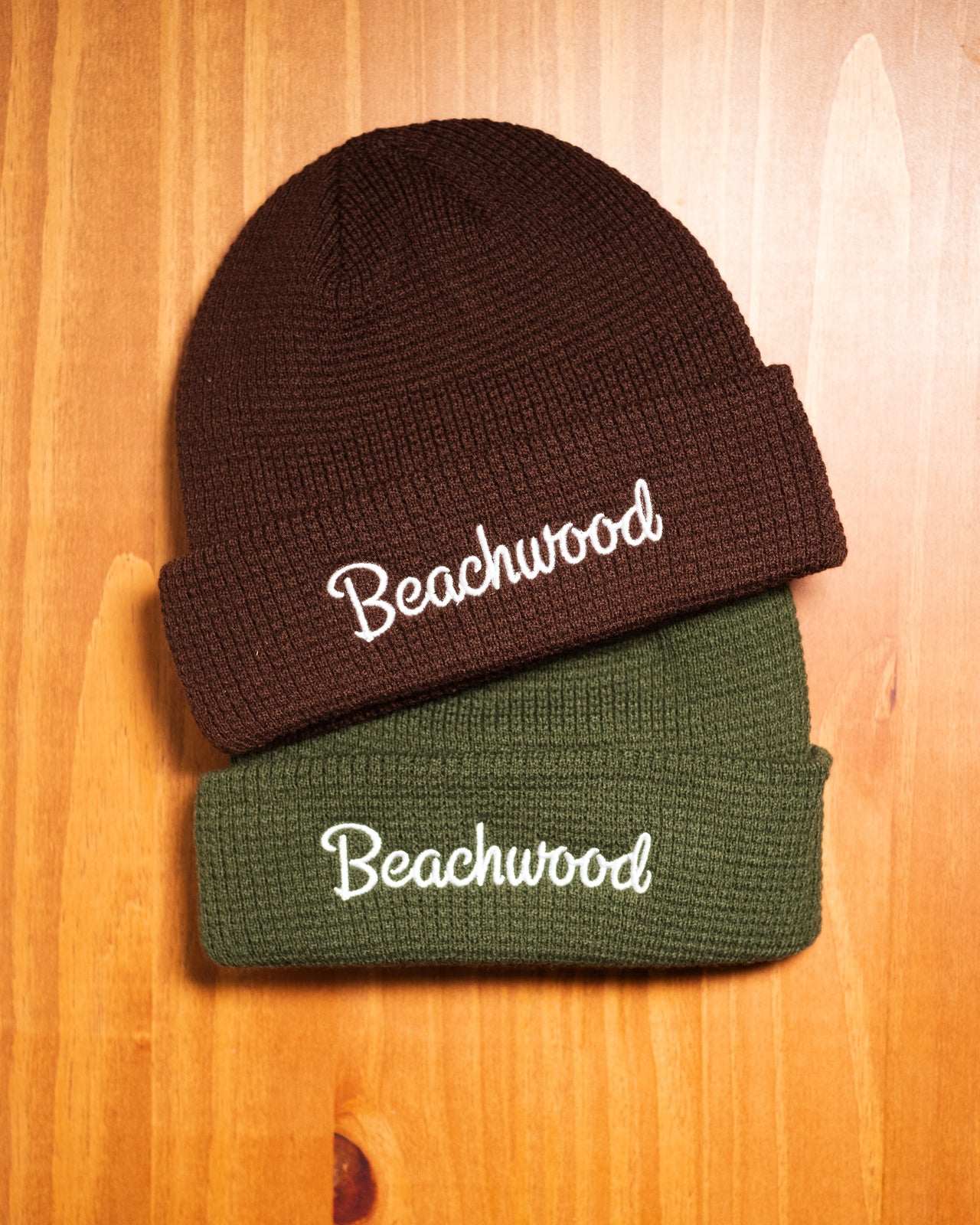 Beachwood Waffle Knit Beanie (Two Color Options)