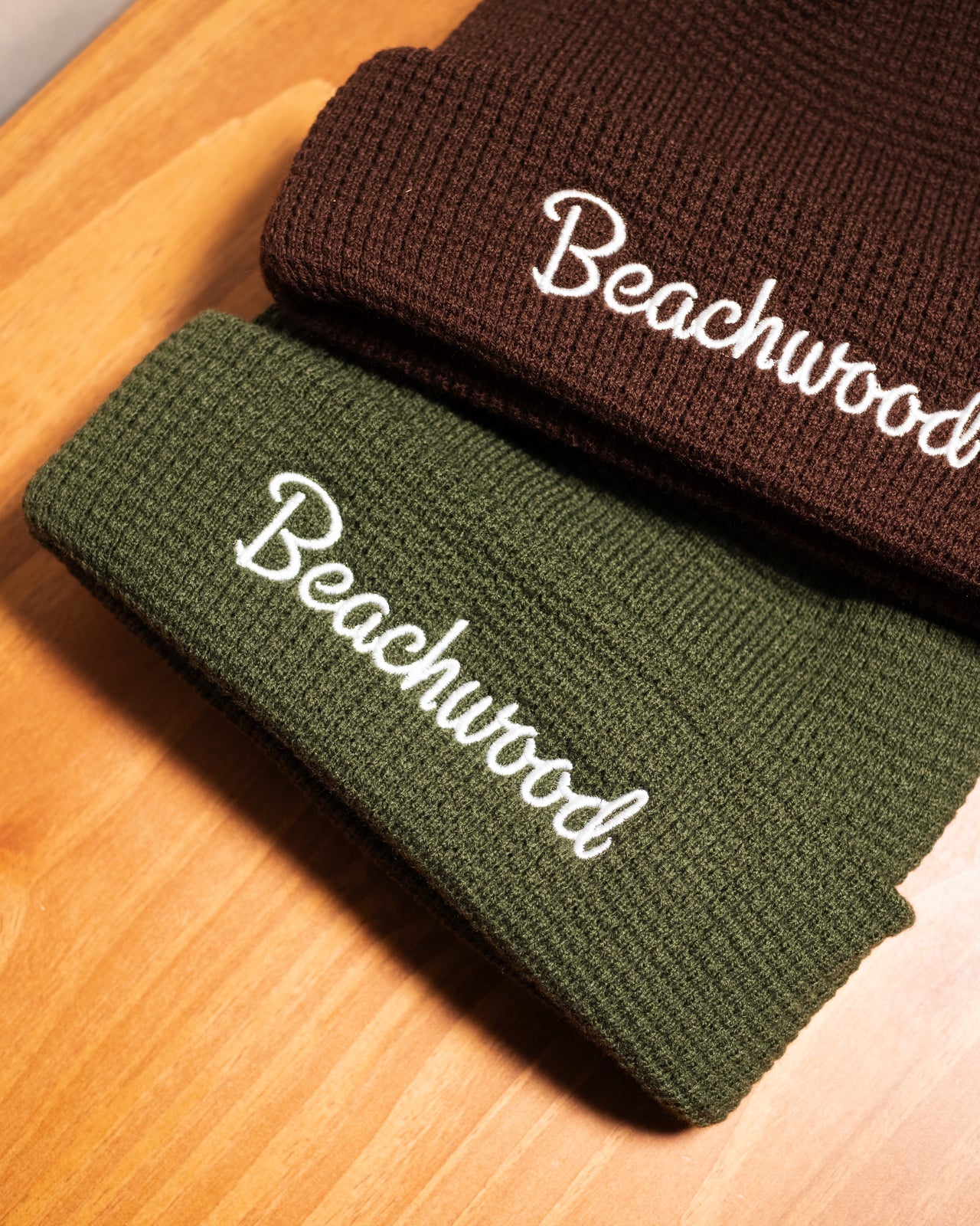 Beachwood Waffle Knit Beanie (Two Color Options)