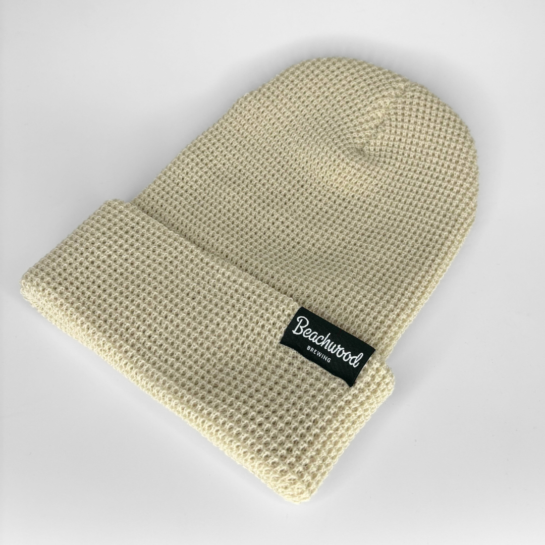 Beachwood Brewing Waffle Knit Beanie - Birch