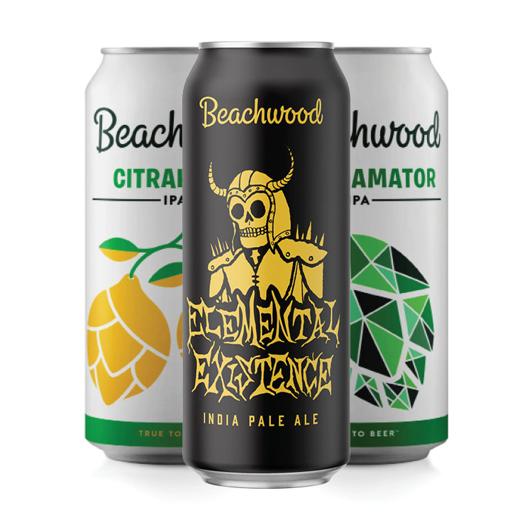 MIXED IPA CASE: Elemental Existence + Amalgamator + Citraholic - 6 x 4pk 16oz cans