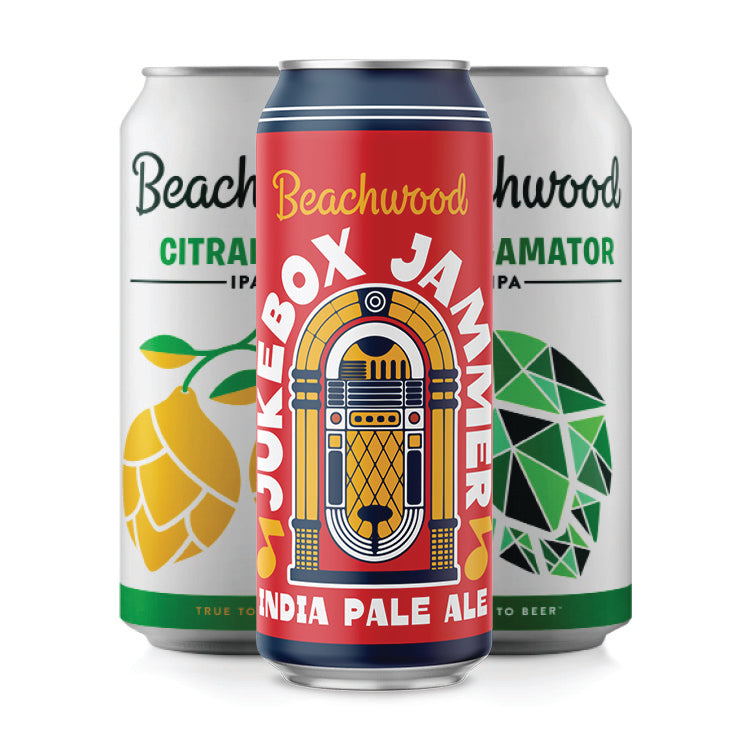 MIXED IPA CASE: Jukebox Jammer + Amalgamator + Citraholic - 6 x 4pk 16oz cans