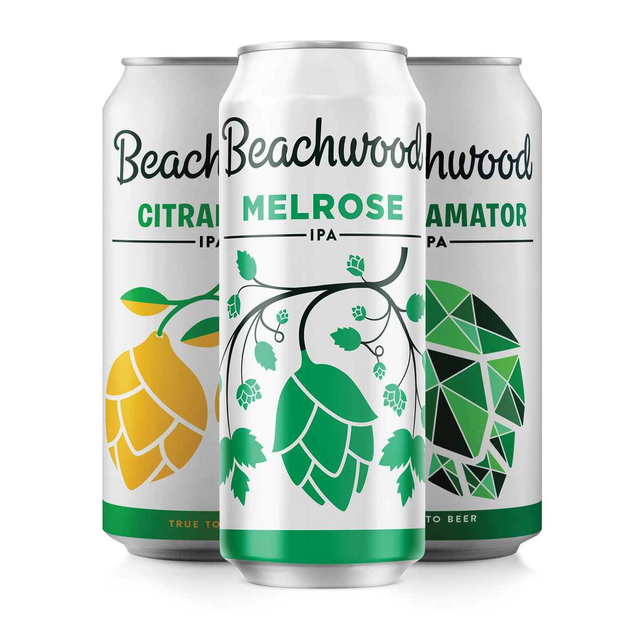 MIXED IPA CASE: MELROSE + AMALGAMATOR + CITRAHOLIC - 6 x 4pk 16oz cans