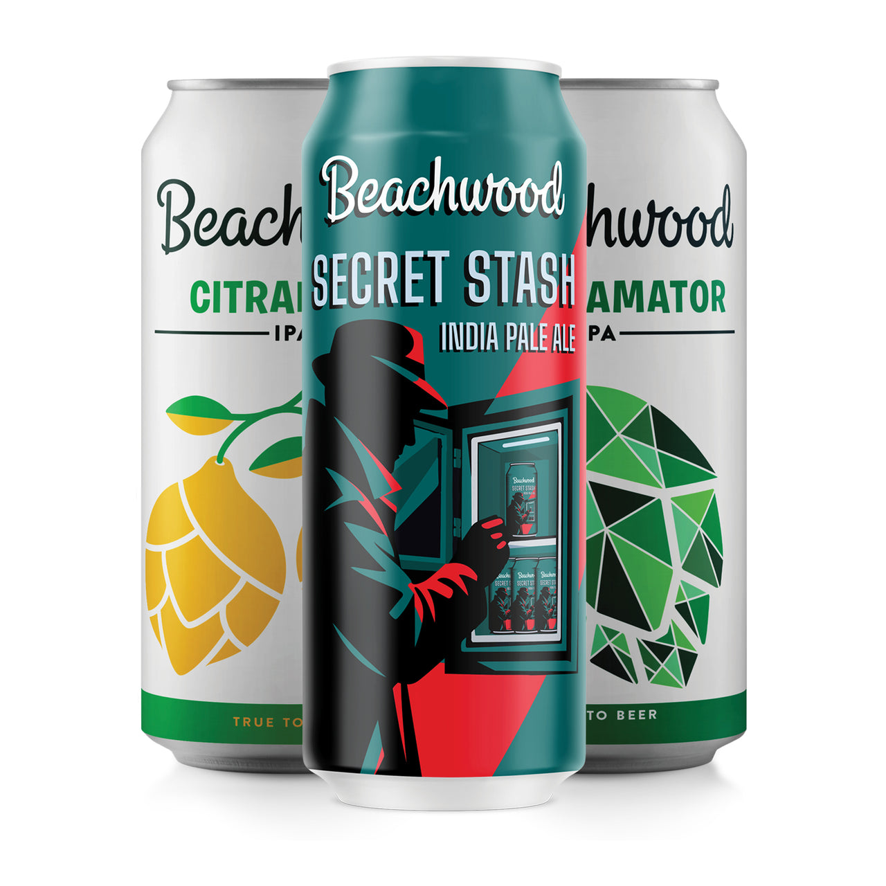MIXED IPA CASE: SECRET STASH + AMALGAMATOR + CITRAHOLIC - 6 x 4pk 16oz cans