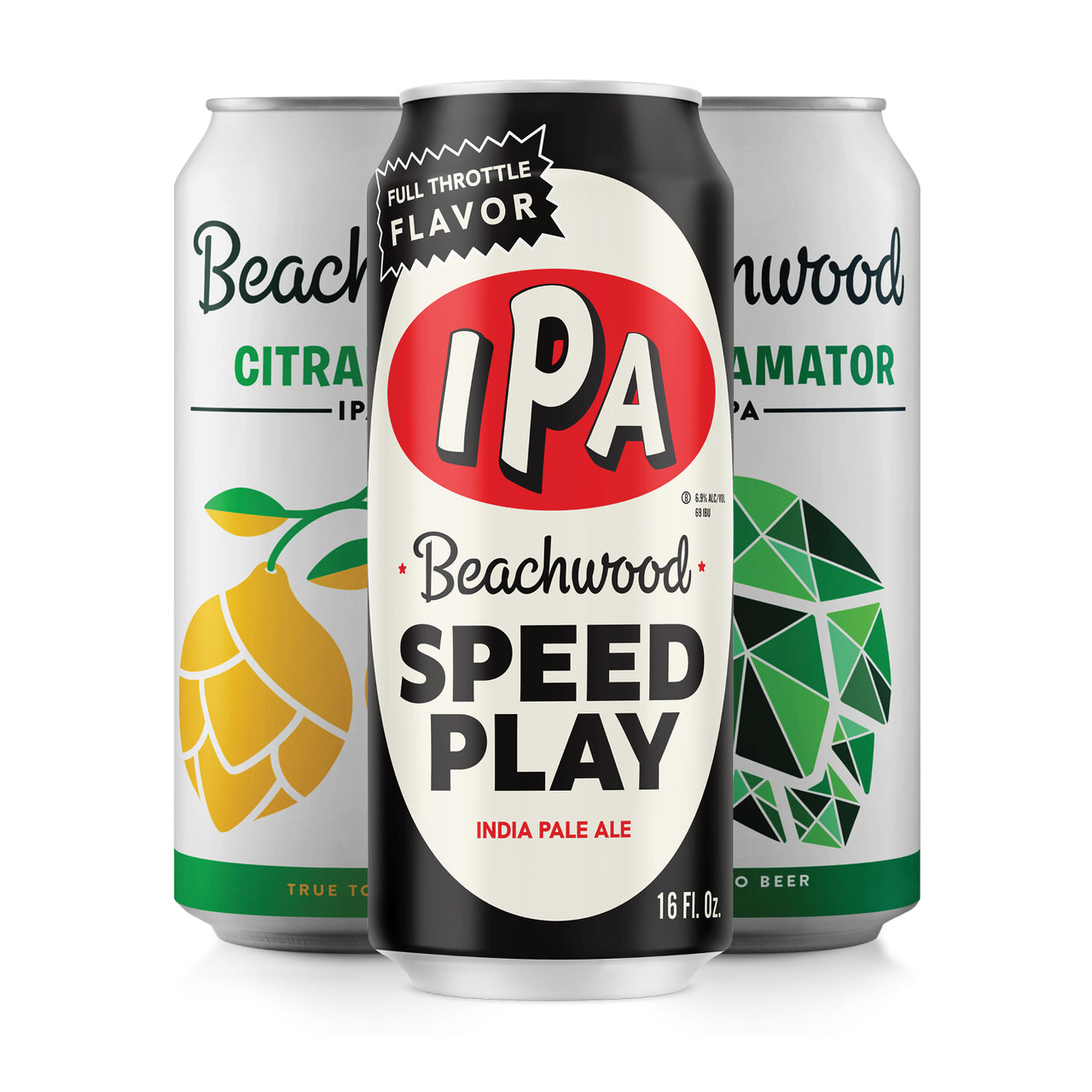 MIXED IPA CASE: SPEED PLAY + AMALGAMATOR + CITRAHOLIC - 6 x 4pk 16oz cans