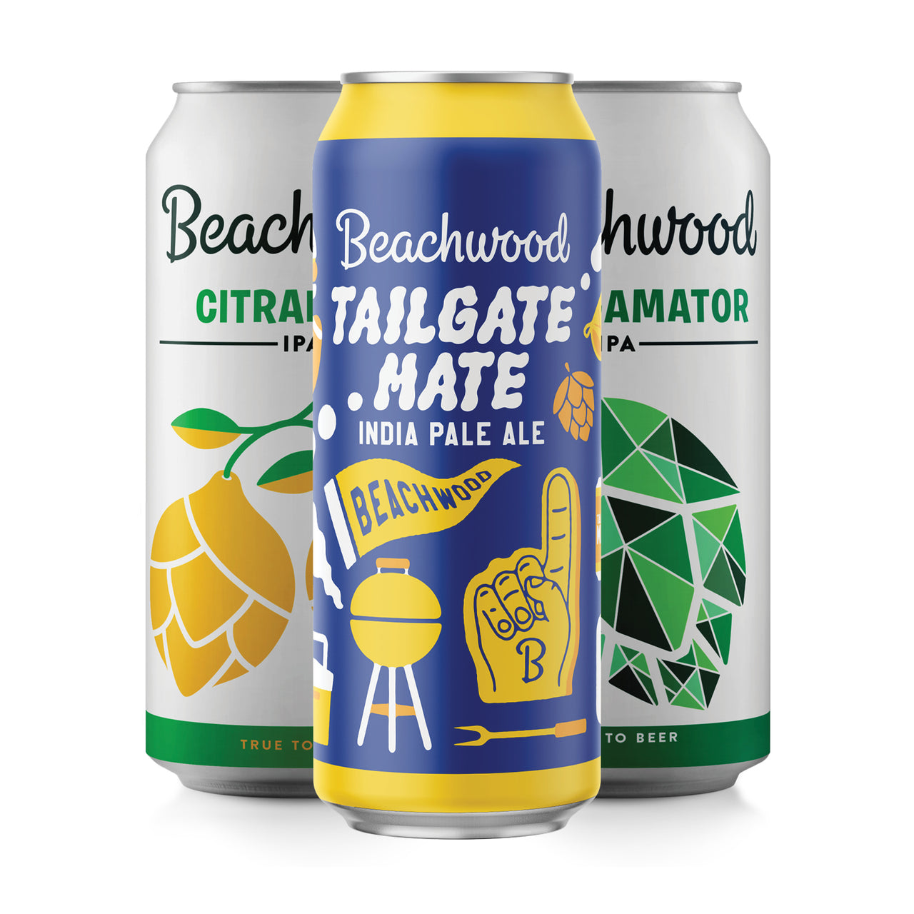 MIXED IPA CASE: Tailgate Mate + Amalgamator + Citraholic - 6 x 4pk 16oz cans