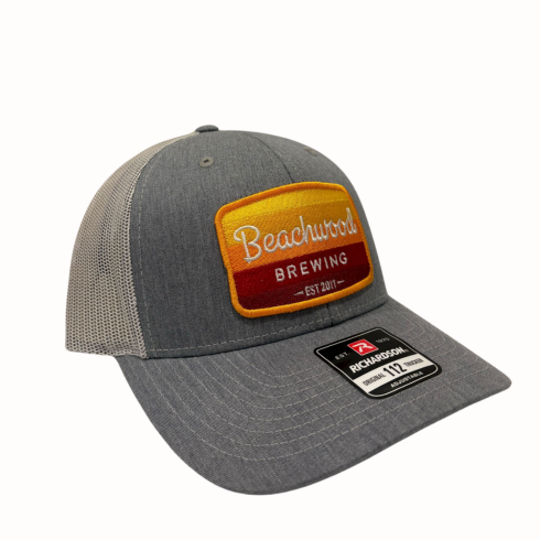 Richardson Sunset Patch Hat in Light Gray & Heather Gray