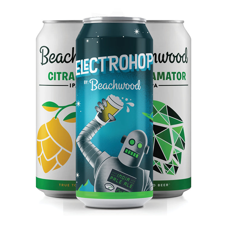 MIXED IPA CASE: Electrohop + Amalgamator + Citraholic - 6 x 4pk 16oz cans